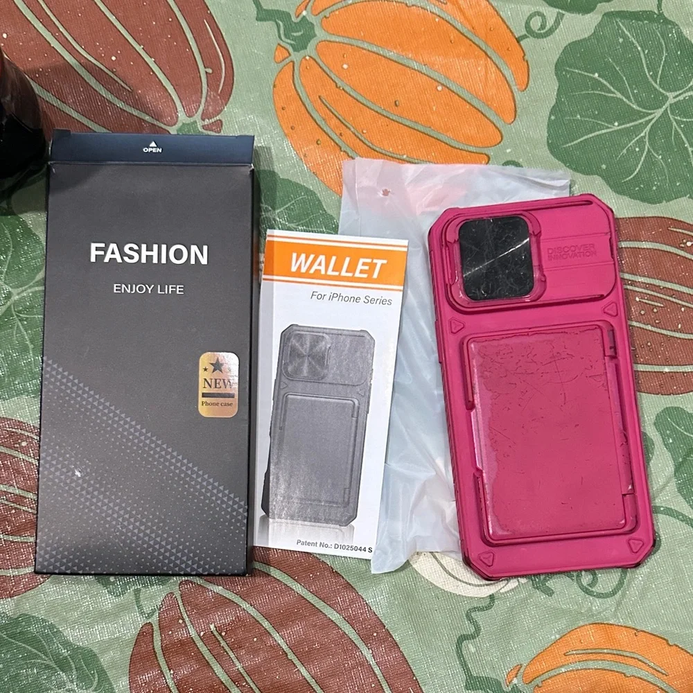 Pink Wallet Case for iPhone 14 pro Max